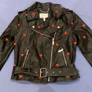 BCBGeneration Black Faux Leather Jacket